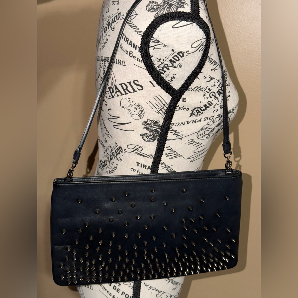 CHRISTIAN LOUBOUTIN LOUBIPOSH CLUTCH/SHOULDER BAG